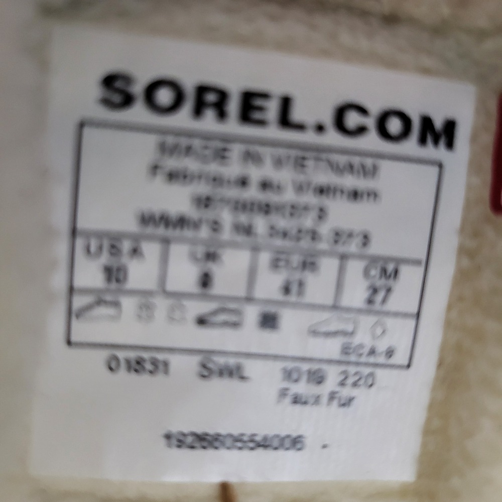 SOREL Women's Tivoli IV Camel Brown Waterproof Suede Winter Snow Boots Size‎ 10 - Picture 6 of 10